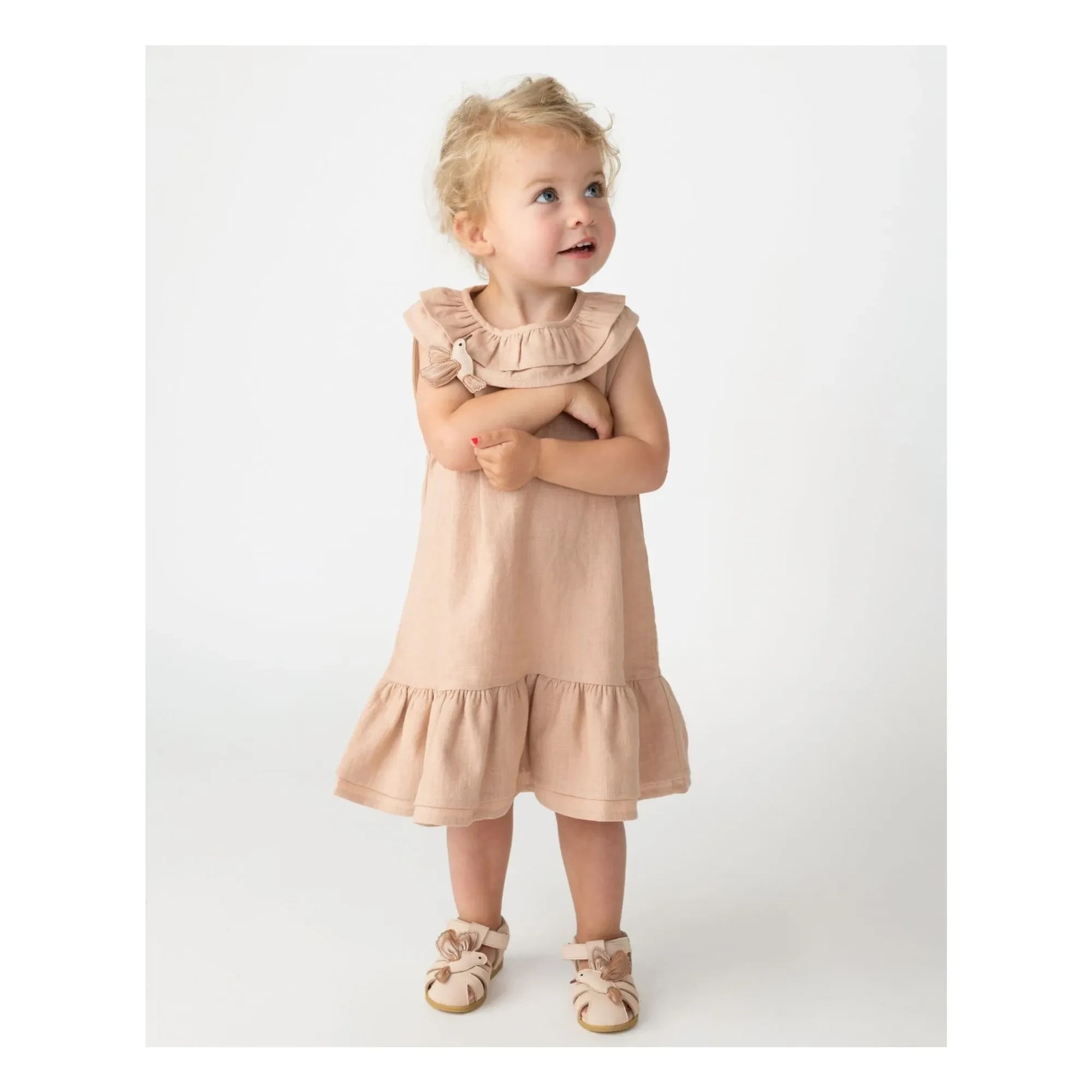 Donsje - Michelle Linen Dress | Light Pink