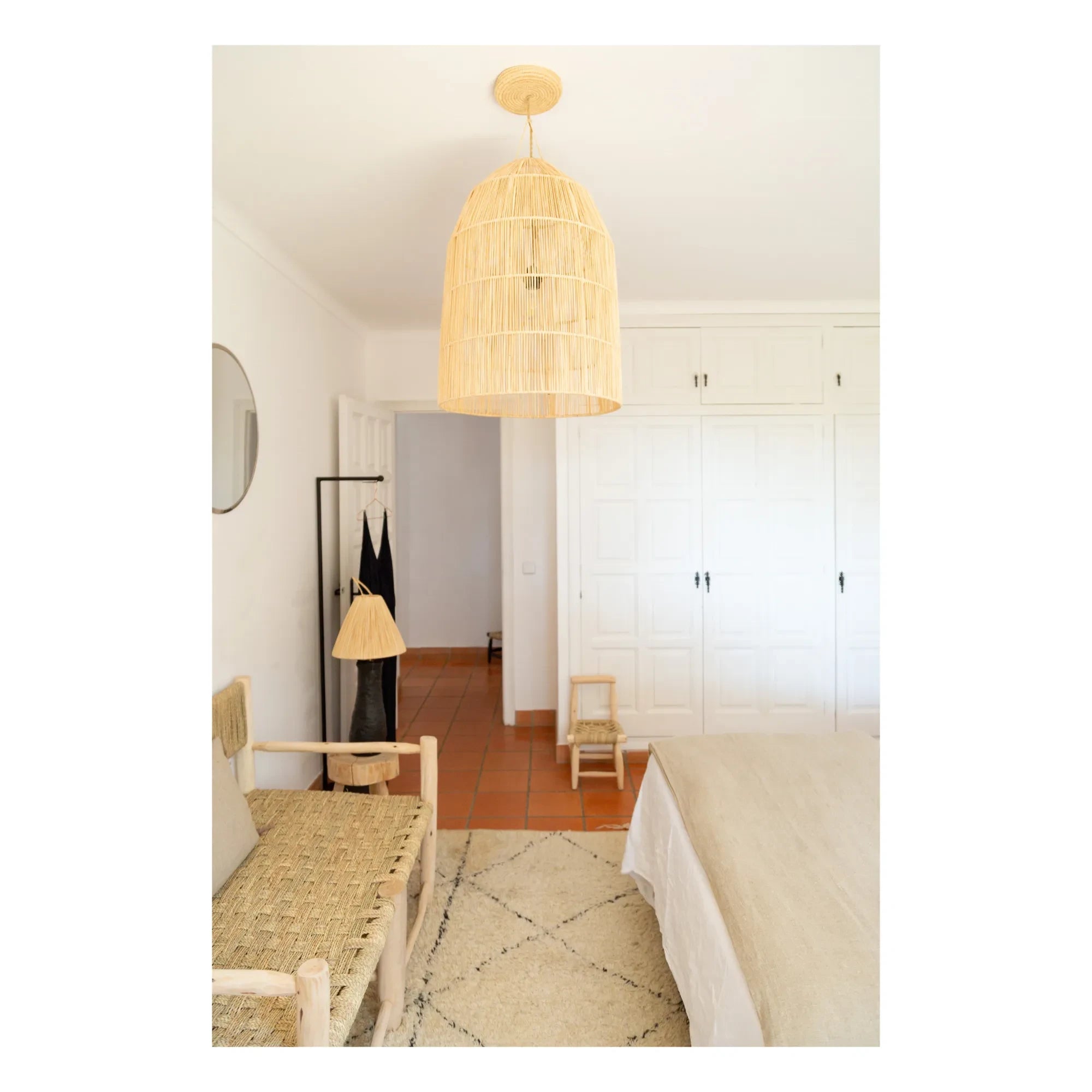 Cosydar - Electrical system, Raffia Ceiling Rose