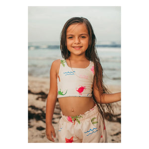 Pepita & Me - Sun&Moon Beach Swimsuit | Orange