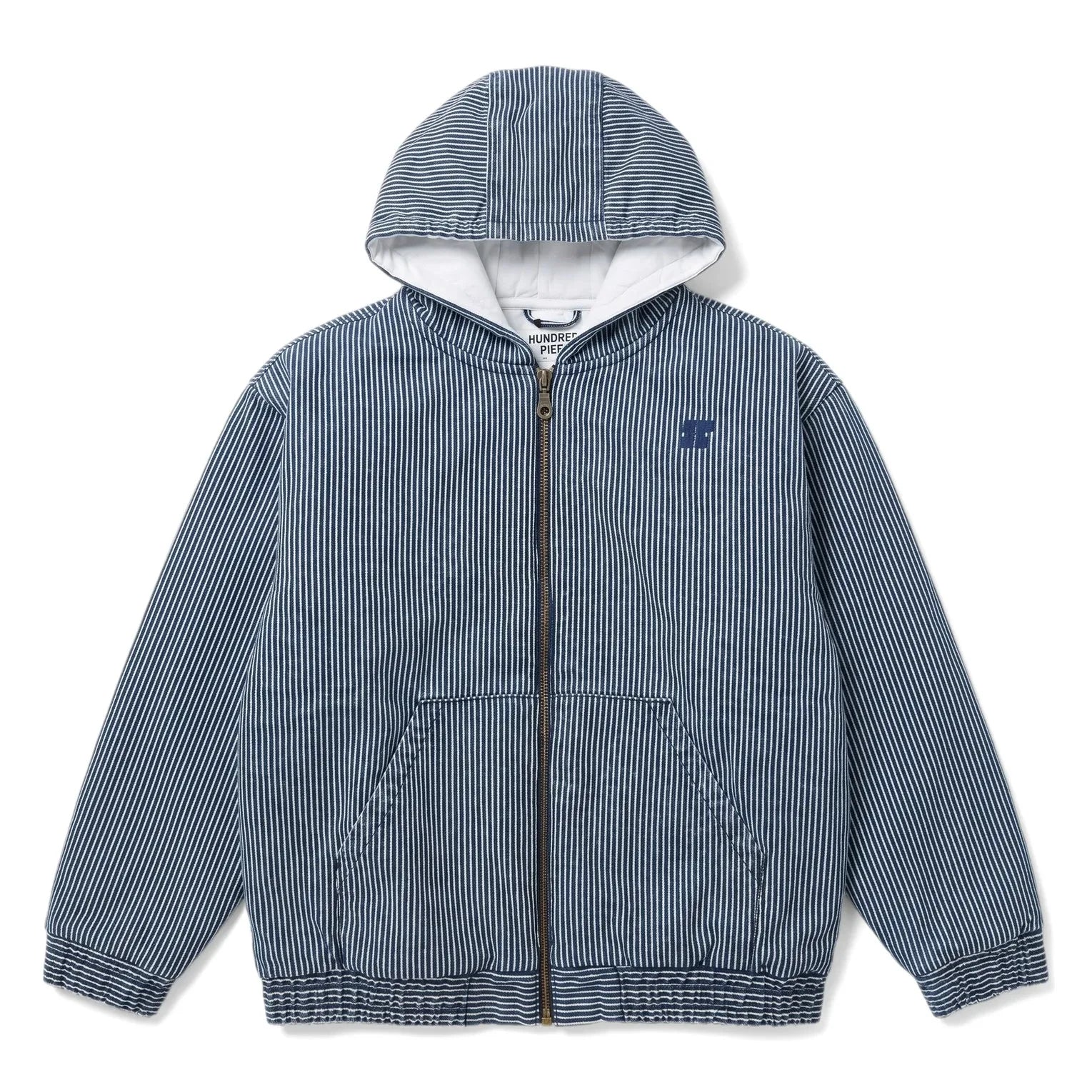 Hundred Pieces - Wyatt Denim Çizgili Ceket | İndigo mavi