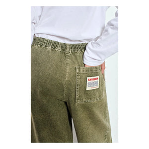 American Vintage - Uzatown Pamuklu Havuç Kesim Pantolon | Olive