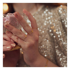 Adorabili - Big Star Ring | Gold