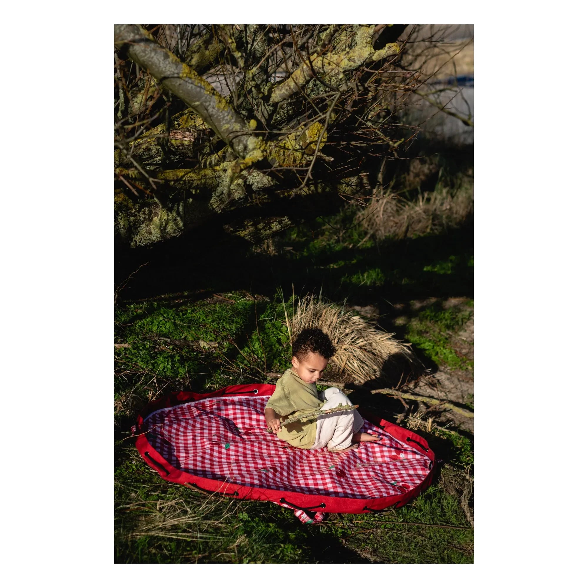 Play and Go - Noomad Outdoor Play Bag / Mat - Picnic | Red