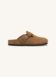 BIRKENSTOCK - Boston Süet Terlikler | Camel