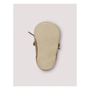 Petit Nord - Crib Suede Slippers | Brown