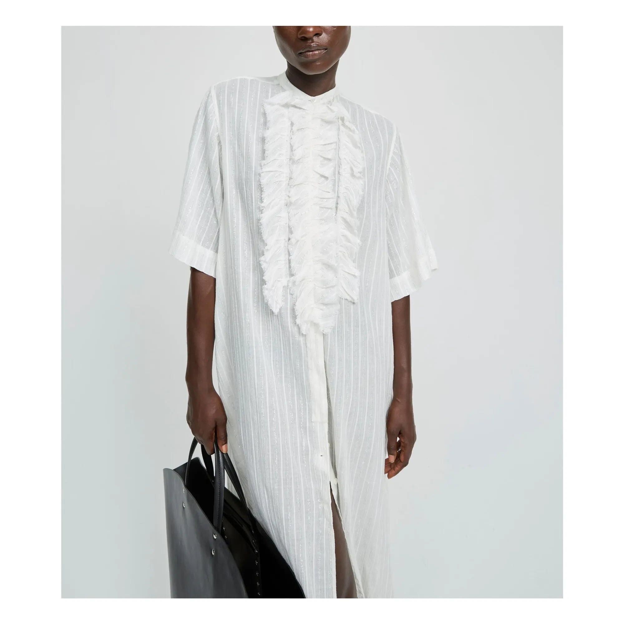 Laurence Bras - Magrita Cotton Dress | White