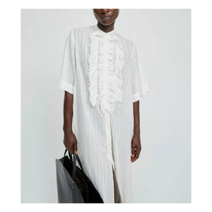 Laurence Bras - Magrita Cotton Dress | White