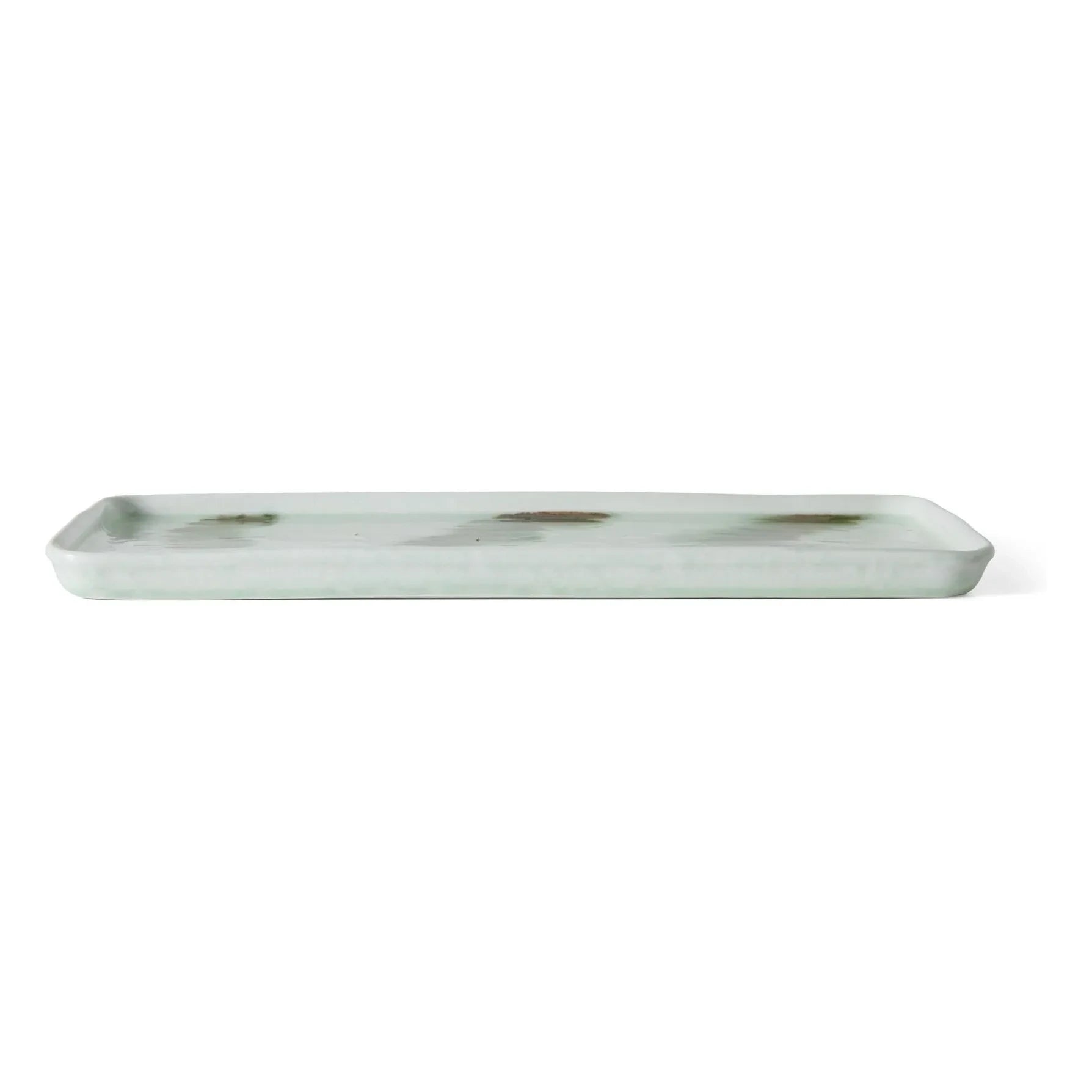 HKliving - Tide Ceramic Cake Plate | Light Blue