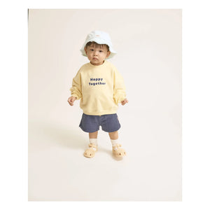 Búho - Cotton gauze shorts | Navy Blue