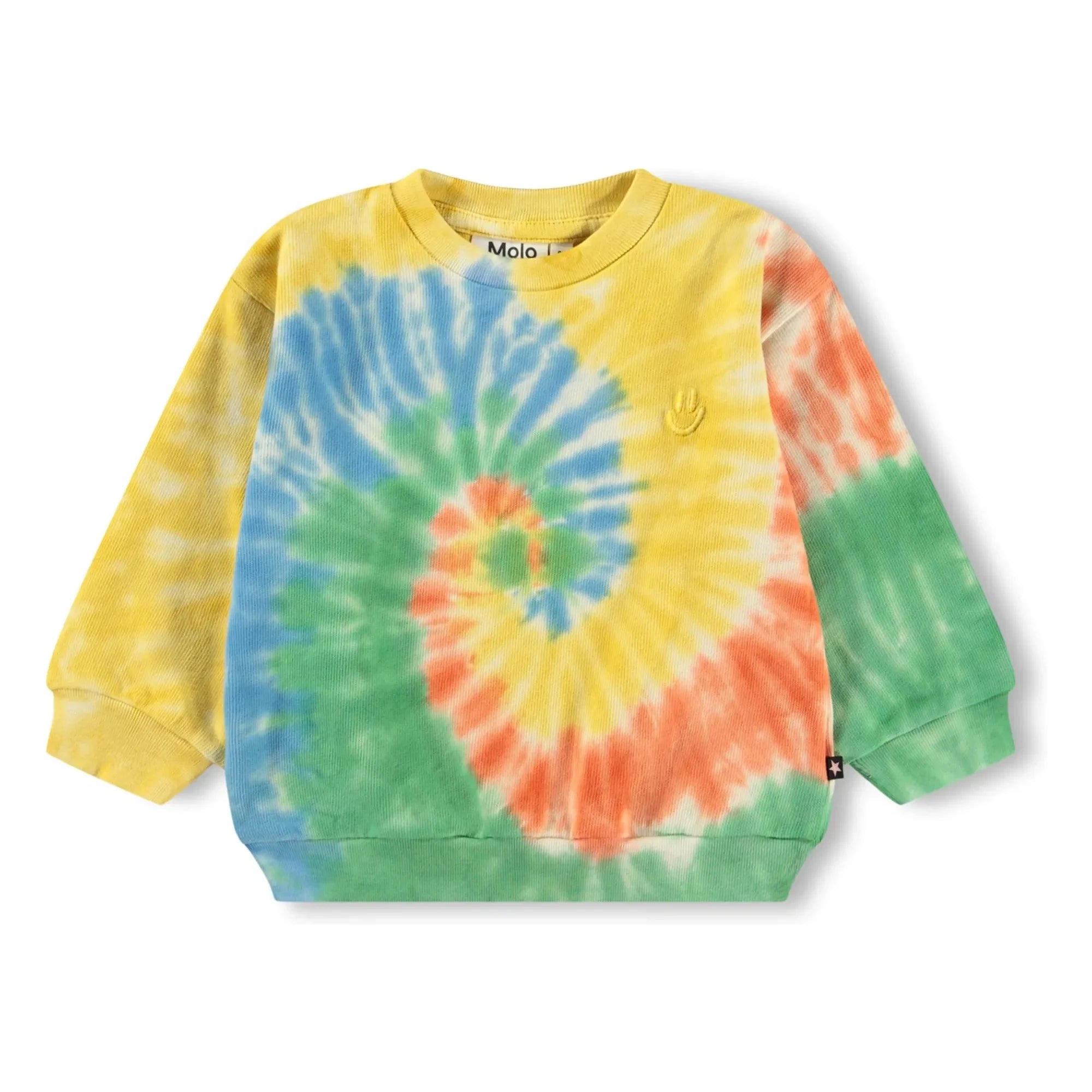 Molo - Sweat Dear Tie and Dye Organik pamuk | Sarı
