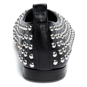 Odare - Alba Nappa Leather Ballerinas | Black