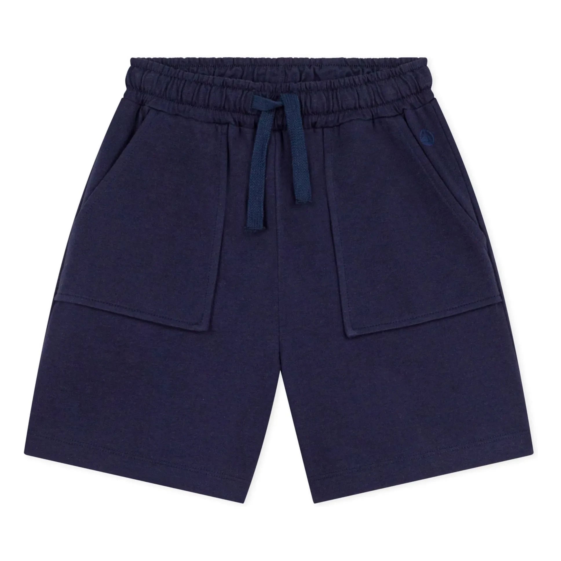 Petit Bateau - Organik Pamuk Bermuda Şort | Koyu Mavi