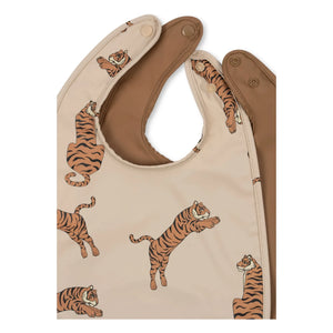 Konges Sløjd - Tiger Bebek Tulumları - 2'li Set | Kahverengi