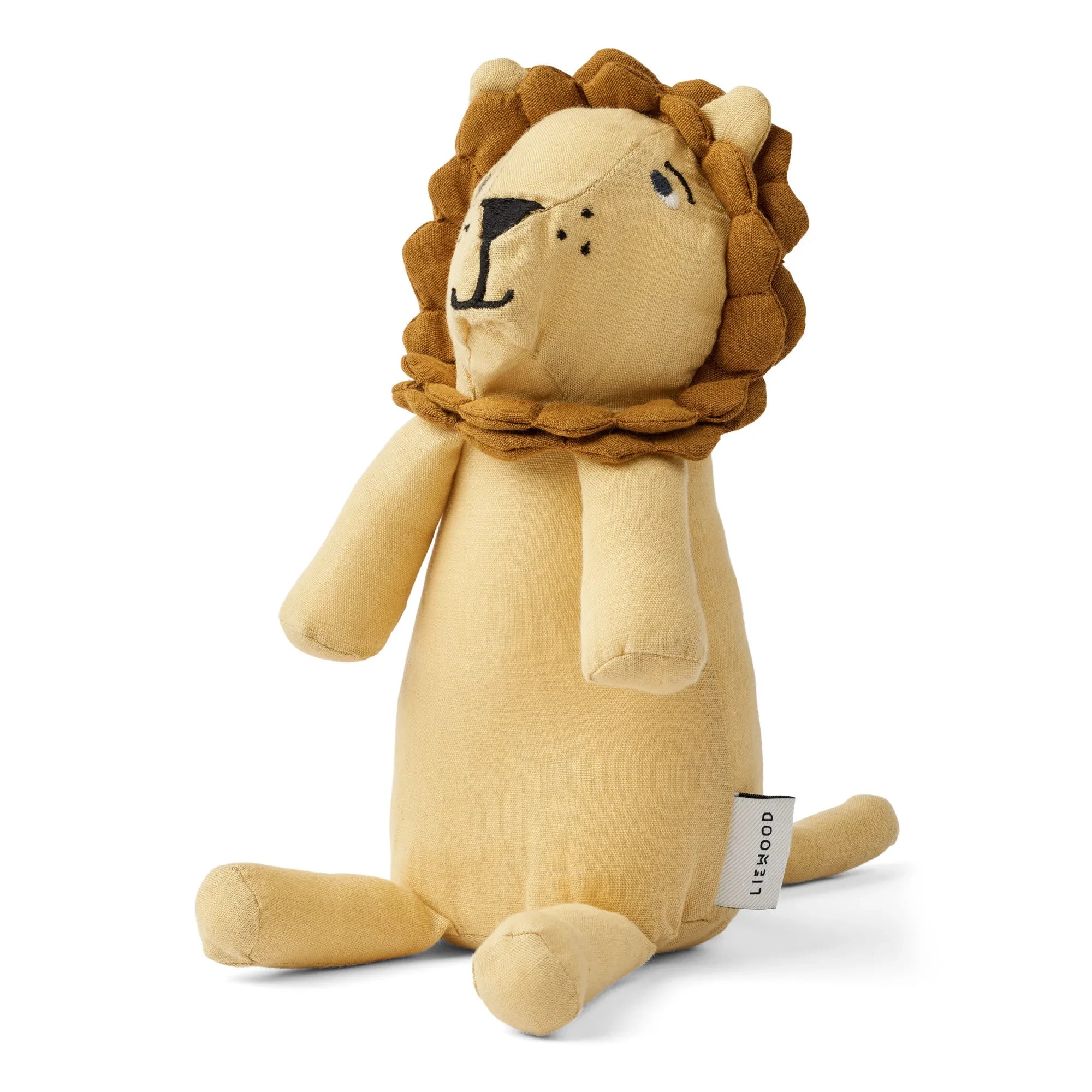 Liewood - Hedvig Organic Cotton Lion Plush | Yellow
