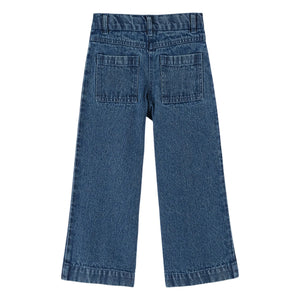 Emile et Ida - Blue Embroidered Jeans