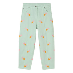 Stella McCartney Kids - Organik Pamuk Kalp Jean | Green water