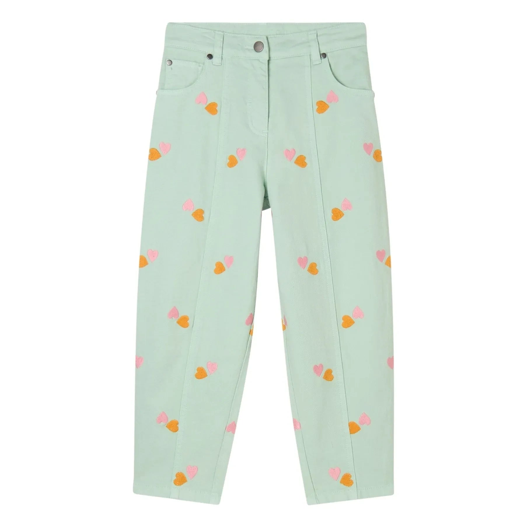 Stella McCartney Kids - Organik Pamuk Kalp Jean | Green water