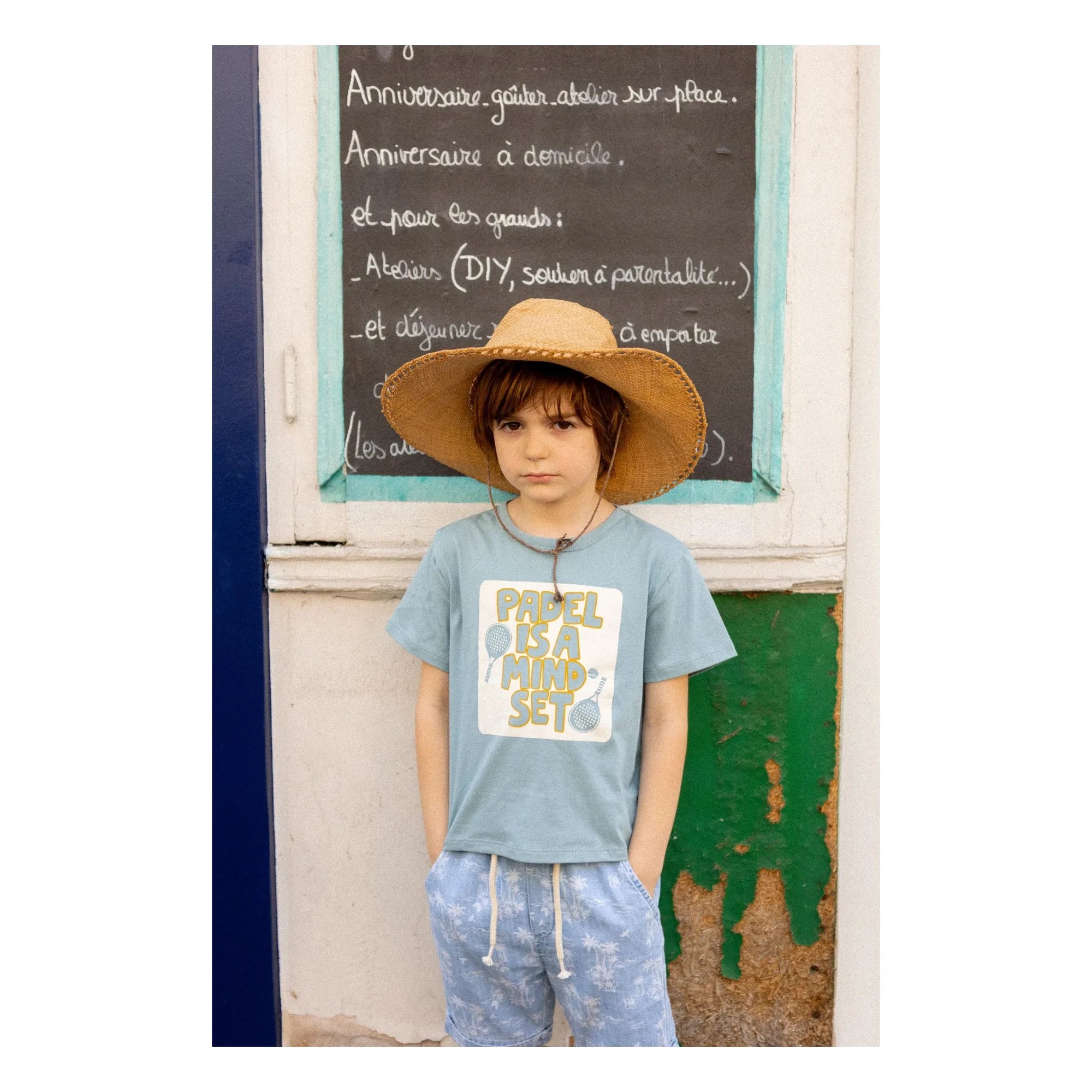 Louis Louise - Tom Padel Bébé T-Shirt | Light blue