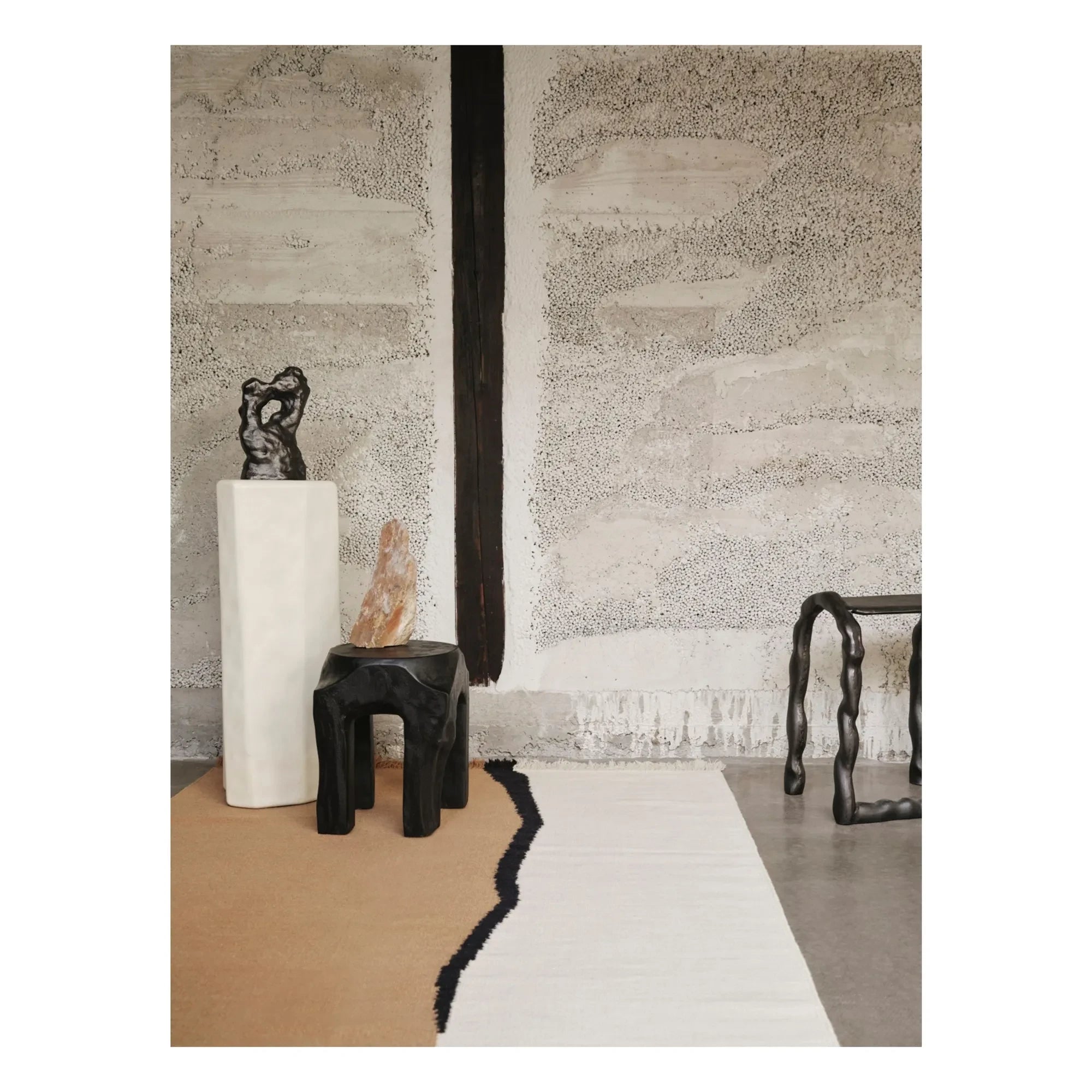 Ferm Living - Soil Kilim Rug | Sand