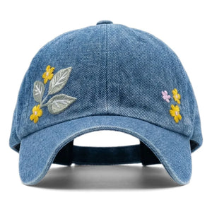 Hundred Pieces - Halo Floral Hat | Denim Blue