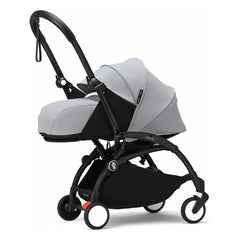 Stokke® - YOYO³ 0+ newborn stroller Black frame | Stone