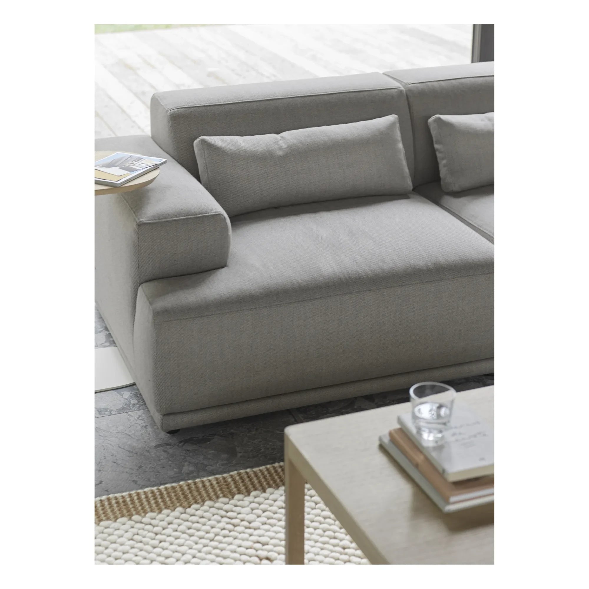 Muuto - Connect Soft 2-Seater Sofa | Light Gray