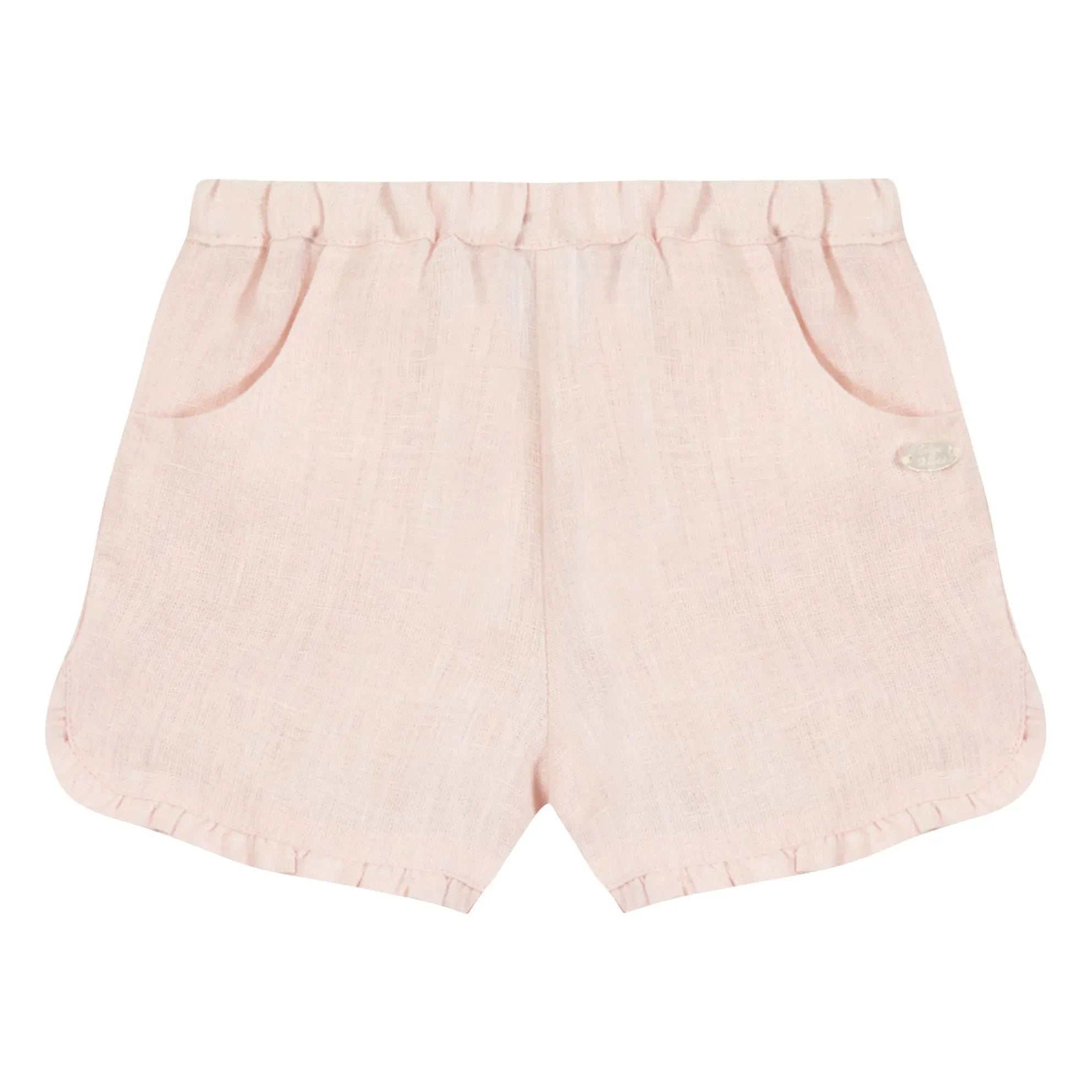 Tartine et Chocolat - Açık Pembe Şort Fronces