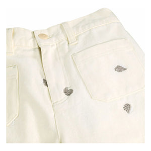 Molo - Adionella Organic Cotton Shell Jean | White