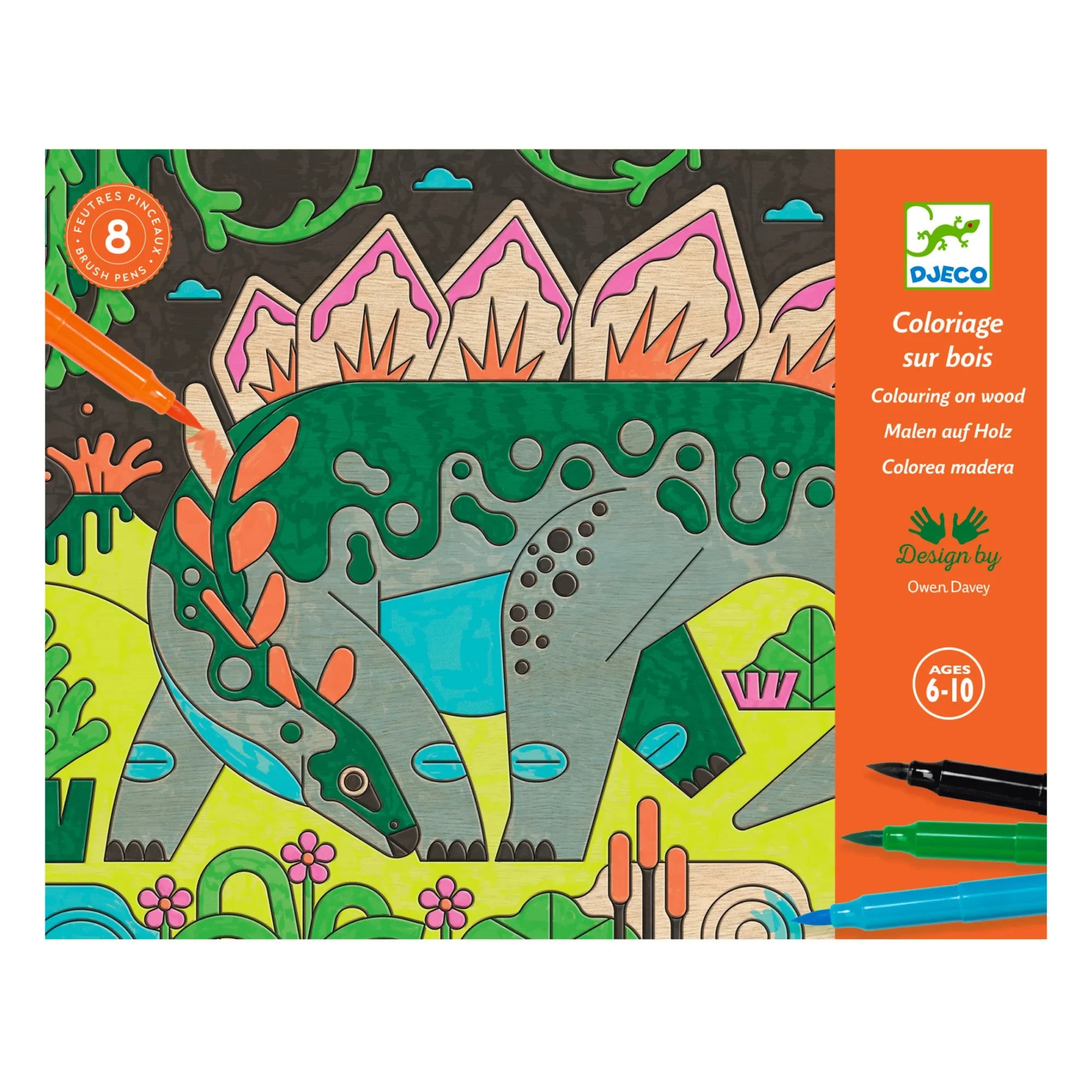 Djeco - Dinozor Dünyası Boyama Kitabı