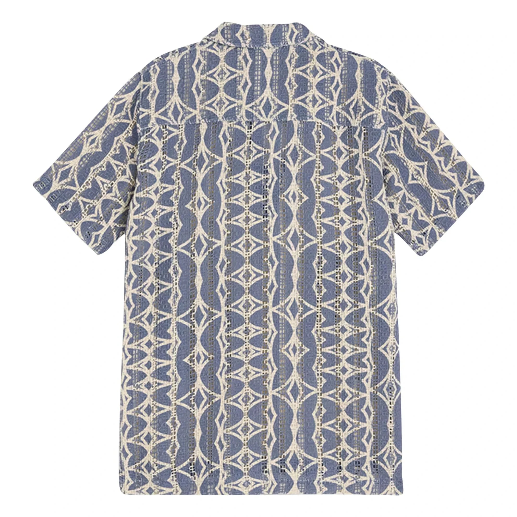OAS - Arko Nuri Crochet Polo Neck Dress | Blue