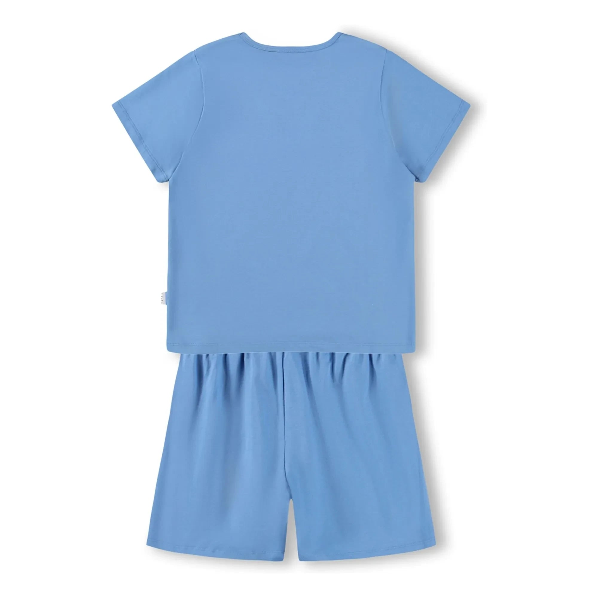 Molo - Luvis Smile Organic Cotton Pajama Shorts | Blue