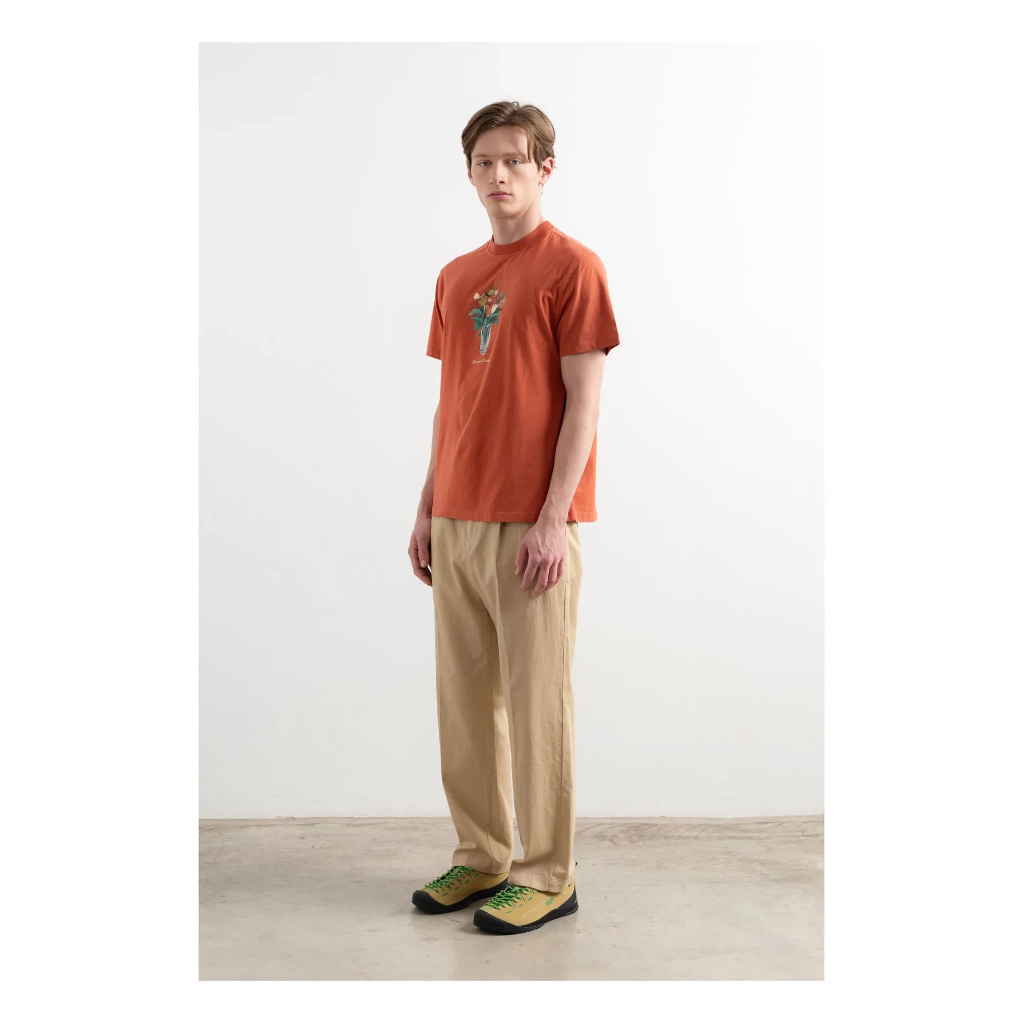 Edmmond Studios - Lush Cotton T-Shirt | Red Ochre