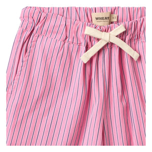Wheat - Sasha Organic Cotton Striped Pants | Pink