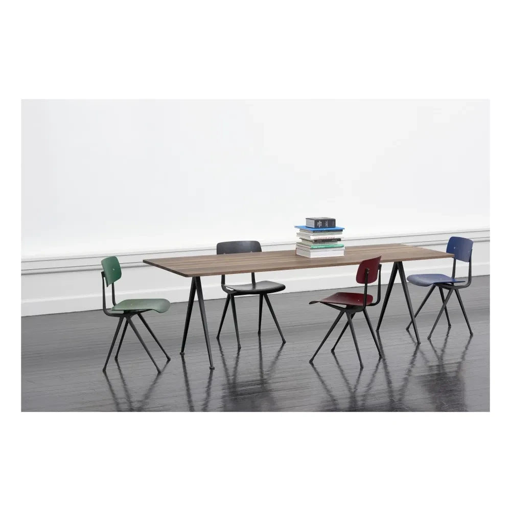 Hay - Result Colorful Oak Chair - Friso Kramer & Wim Rietveld Reproduction | Black