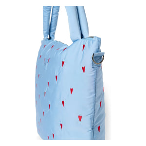 Studio Noos - Puffy Hearts baby care bag | Light blue