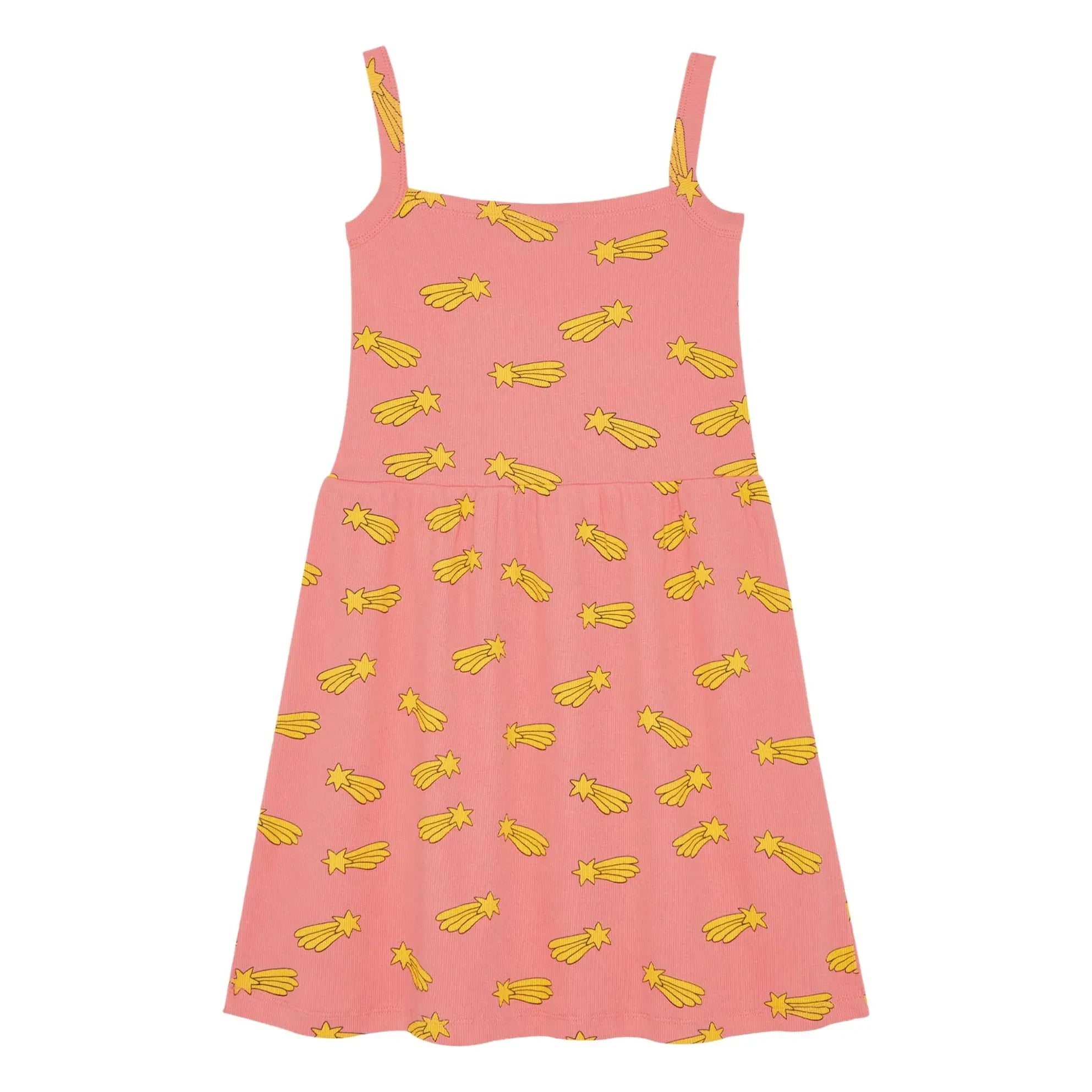 The Campamento - Falling Stars Organic Cotton Dress | Powder Pink