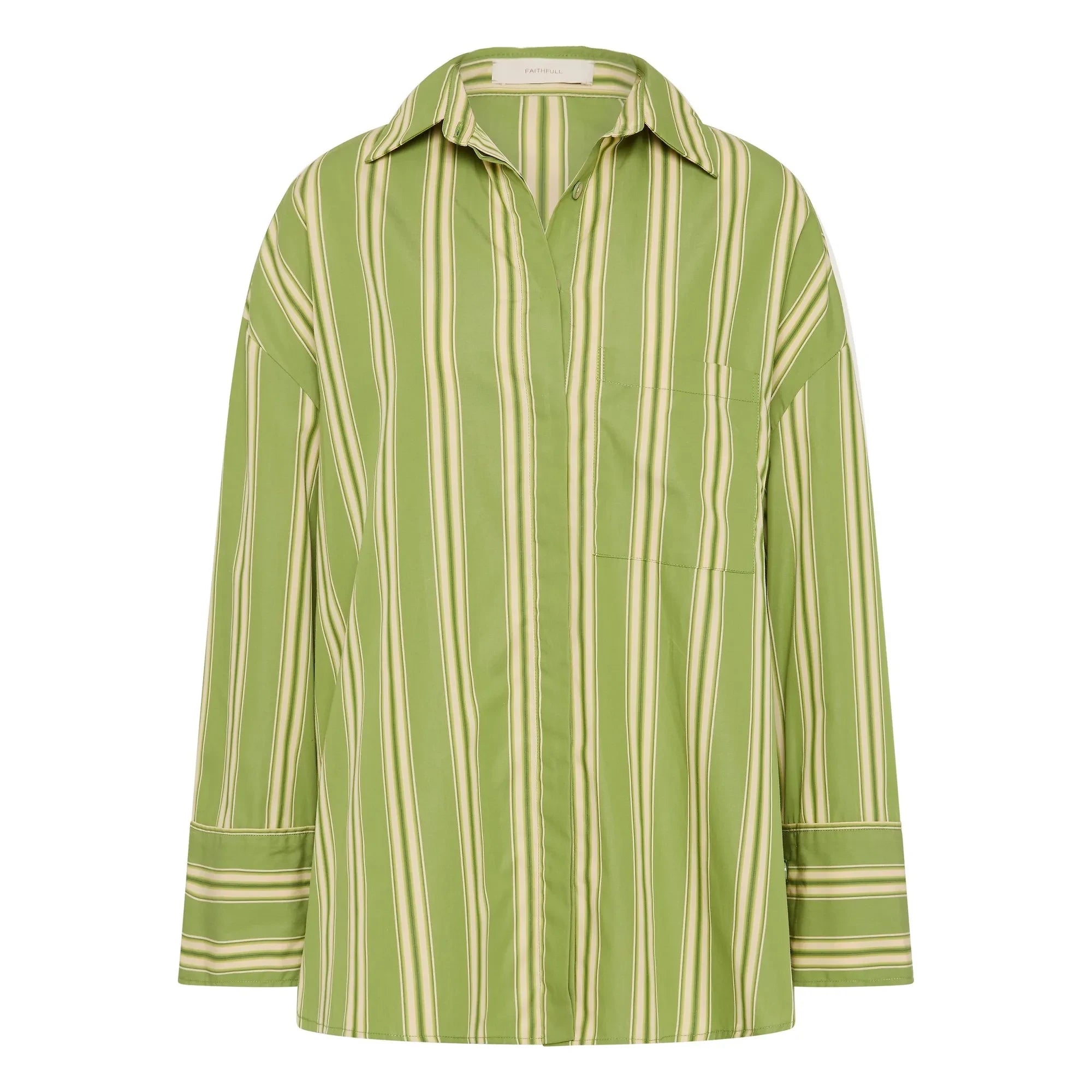 Faithfull the Brand - Clemente Striped Shirt | Green