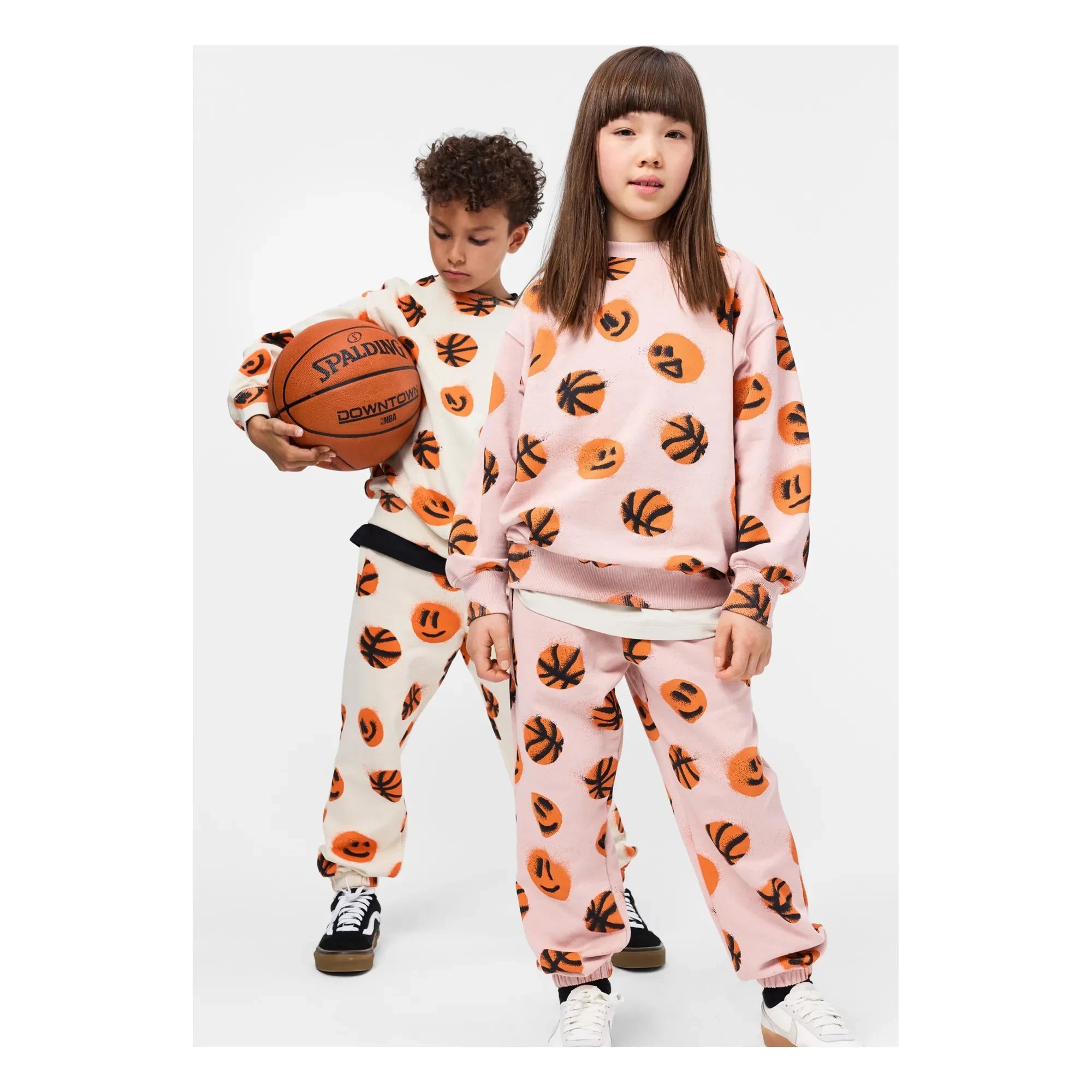 Molo - Monti Basketball Organic Cotton Sweatshirt | Ecru