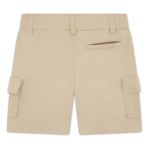 Lacoste - Organic Cotton Cargo Bermuda Shorts | Beige