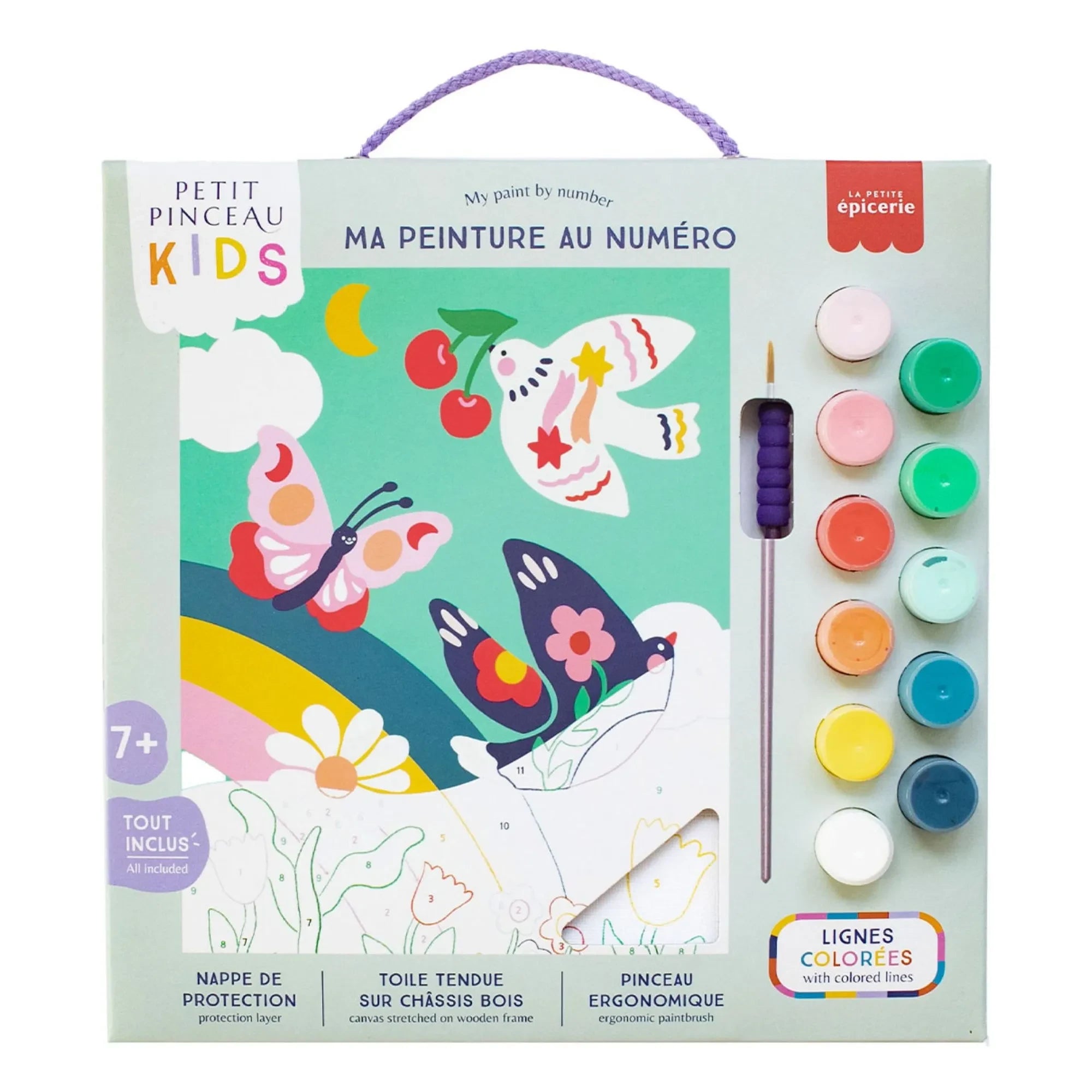 La Petite Épicerie - Children's Number Coloring Book - Spring