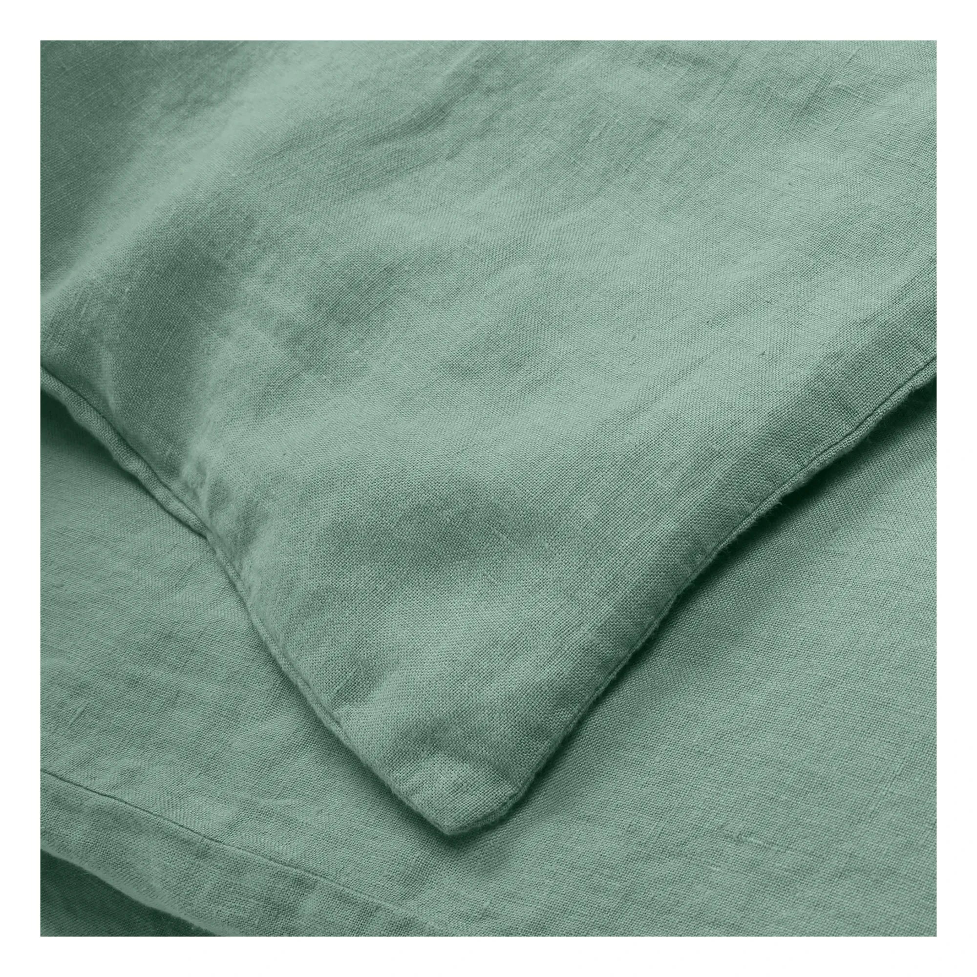 Communauté de biens - Washed Linen Duvet Cover | Sage