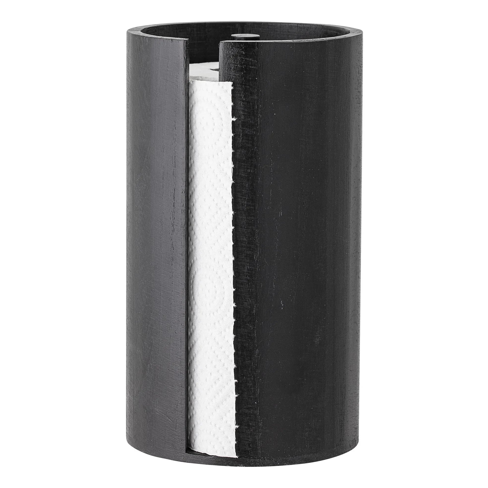 Bloomingville - Wooden Kitchen Paper Towel Holder | Black