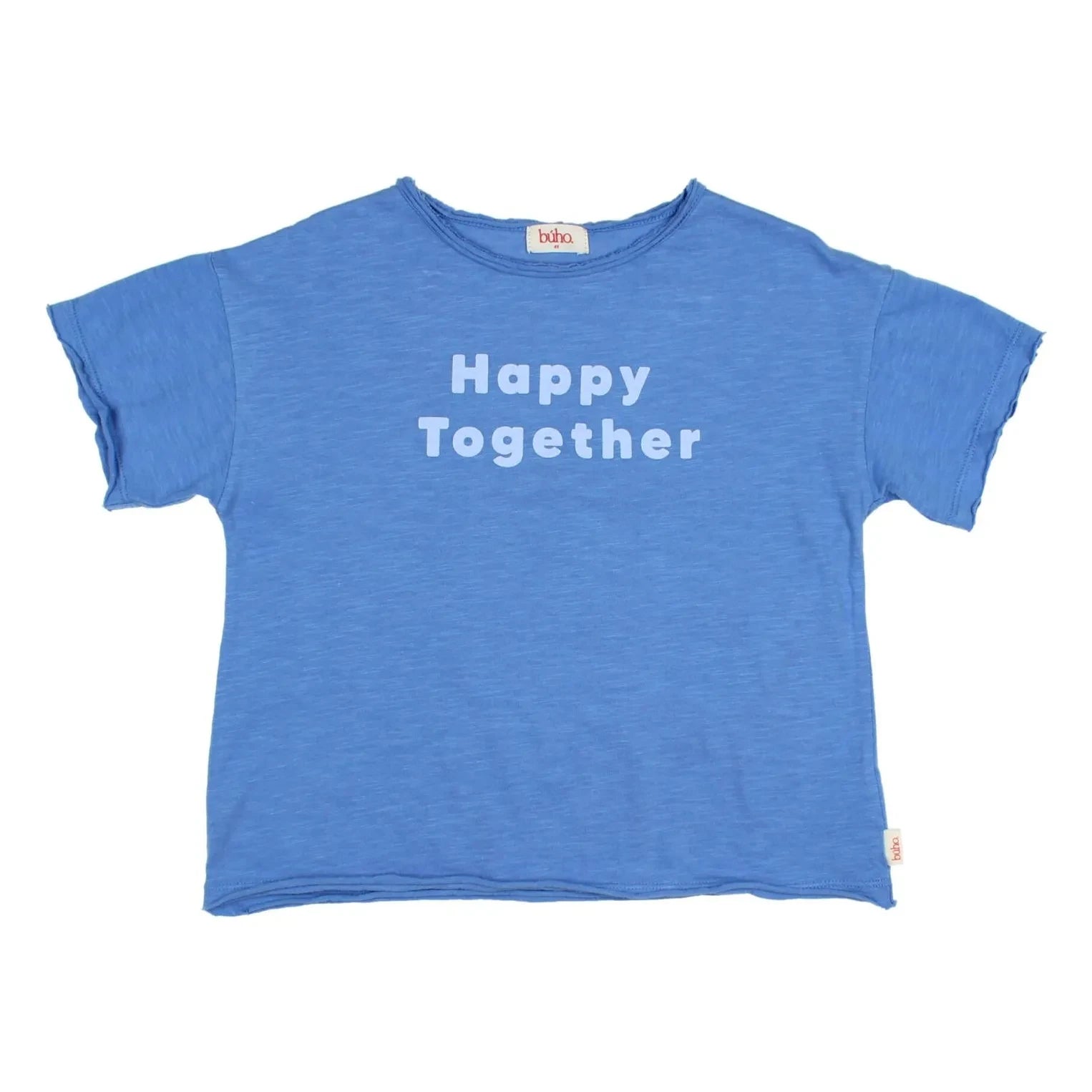 Búho - Happy Together T-shirt Organic cotton | Royal blue