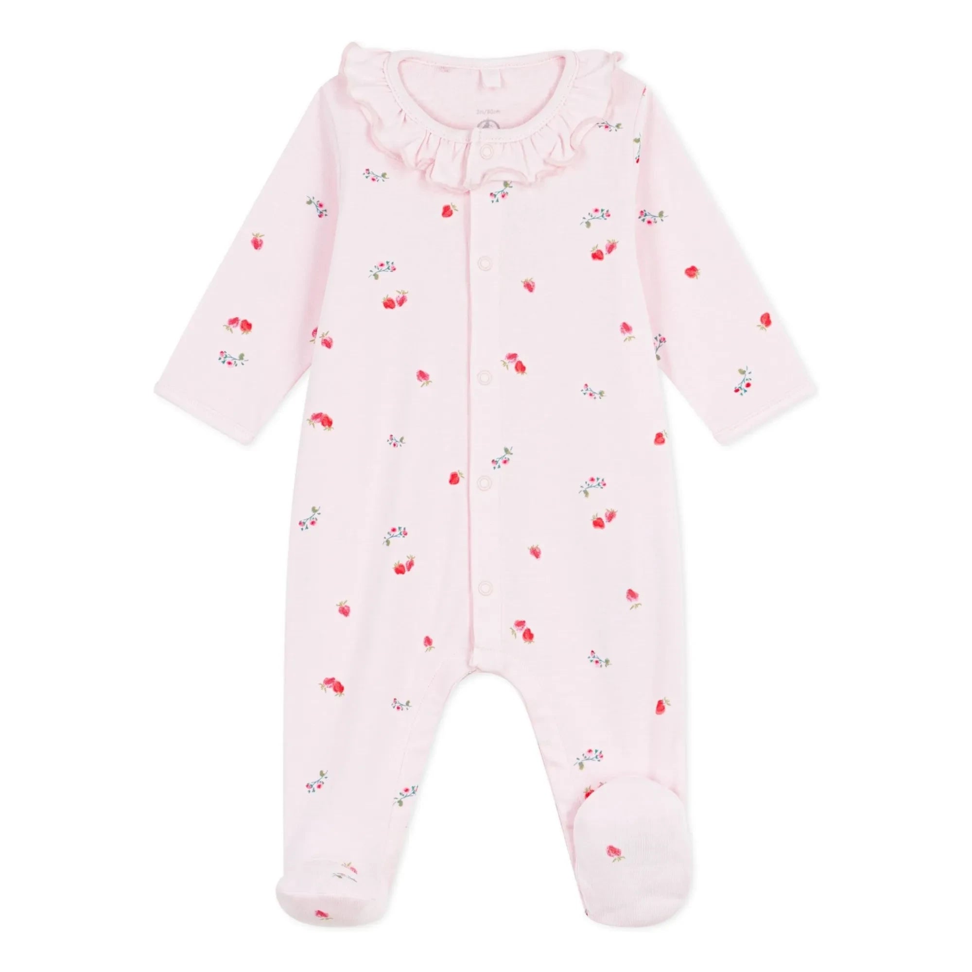 Petit Bateau - Organic Cotton Printed Dors Bien Pajamas | Pink