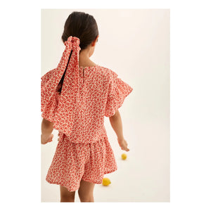 Cozmo - Dunal Leopard Blouse | Red