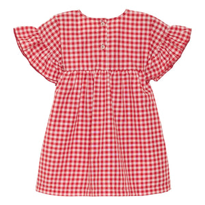 SISSEL EDELBO - Ohio Vichy Dress - Kids Collection | Red
