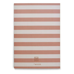 Liewood - A4 Jae Notebook | Striped Tuscany Rose/Sandy