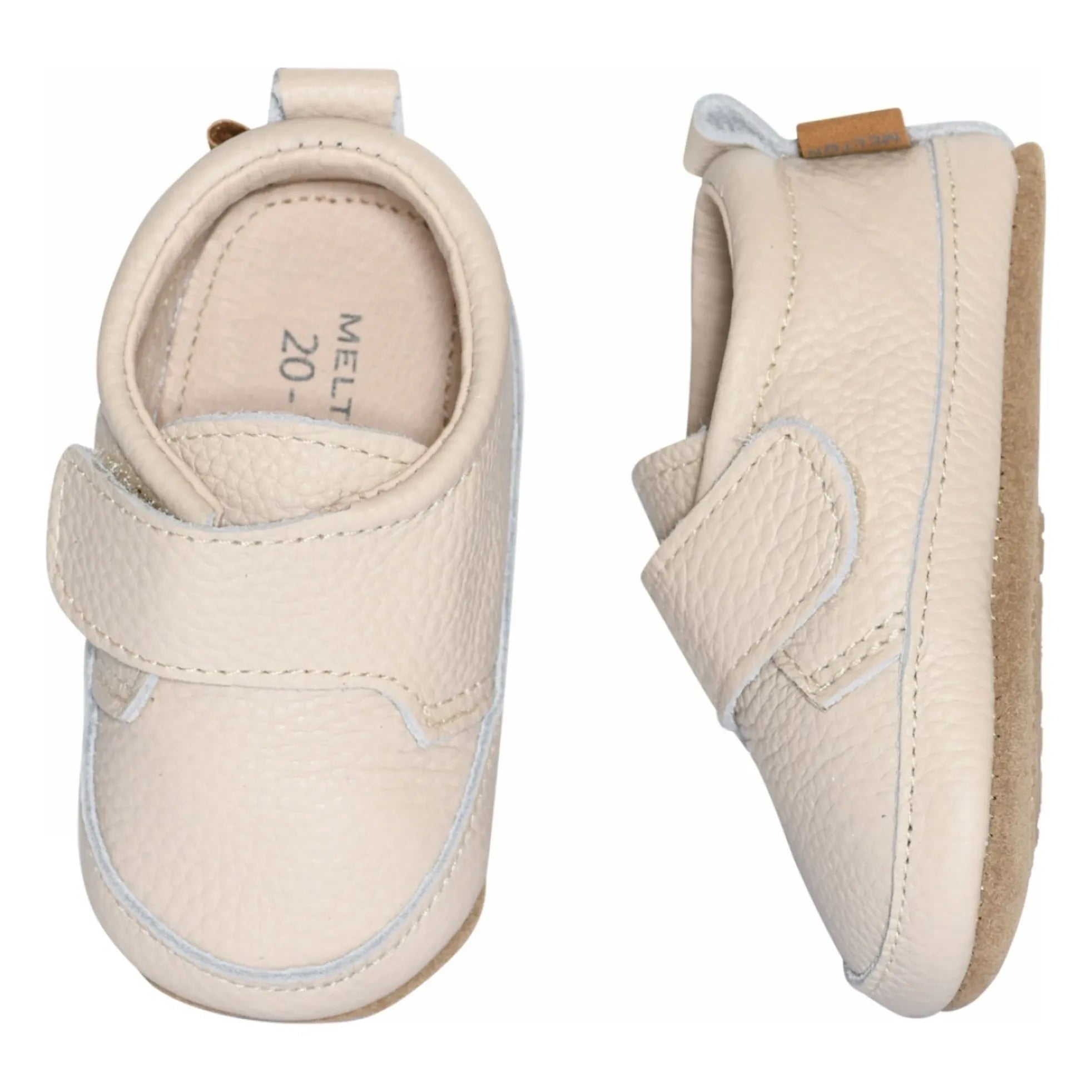 Melton - Leather Slippers | Beige