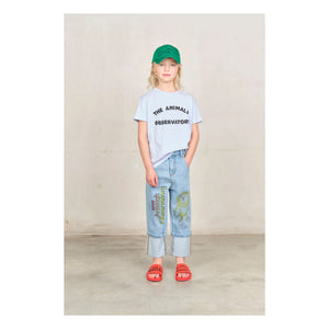 The Animals Observatory - Rooster Logo T-shirt | Light Blue