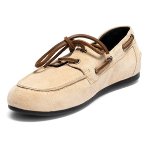 Odare - Leo Sensory Boat Shoes | Beige